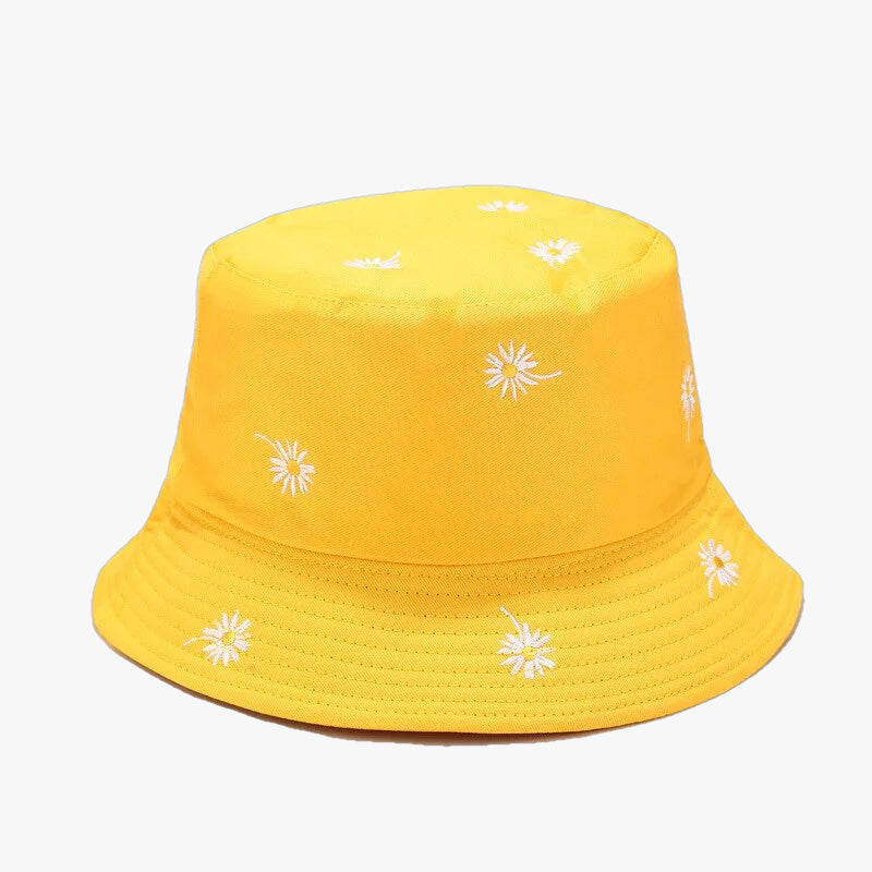 Bob à fleurs jaune