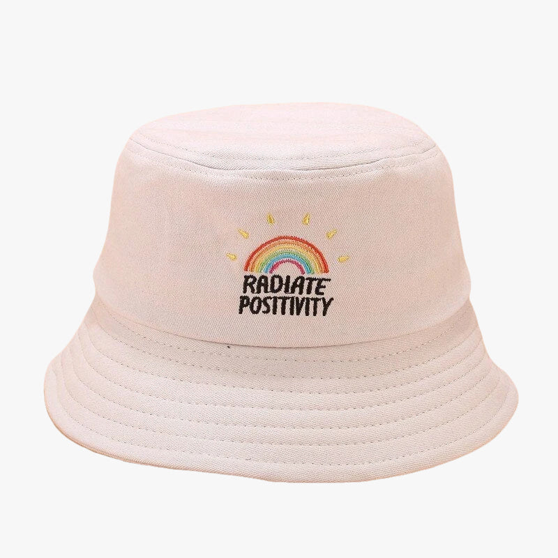 Bob arc-en-ciel beige