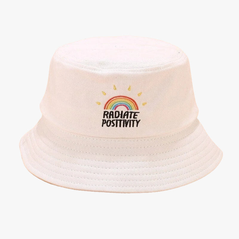 Bob arc-en-ciel blanc