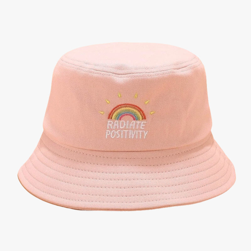 Bob arc-en-ciel rose