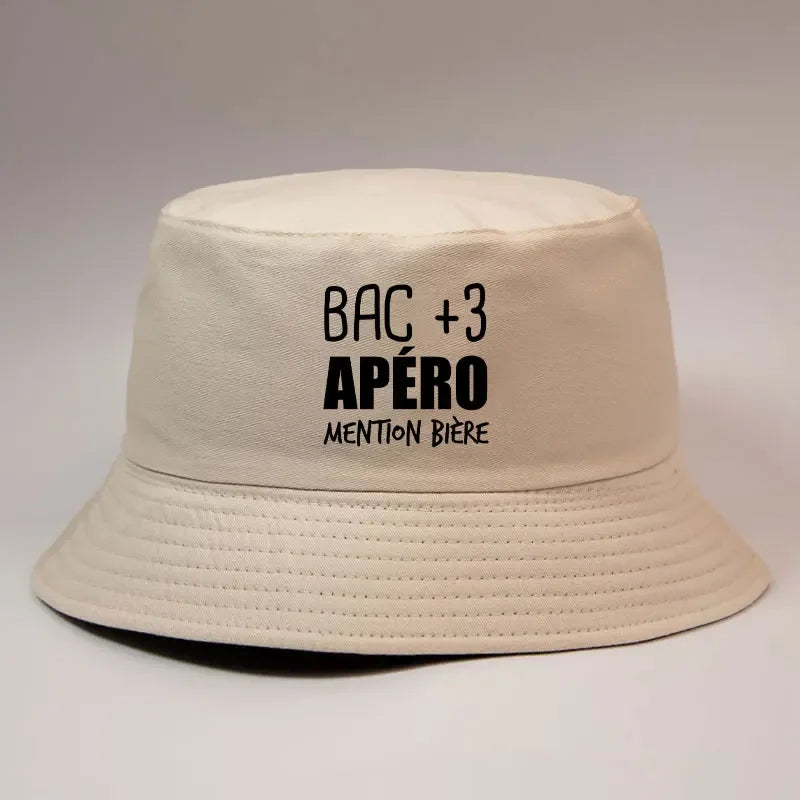 Bob bac + 3 apéro beige
