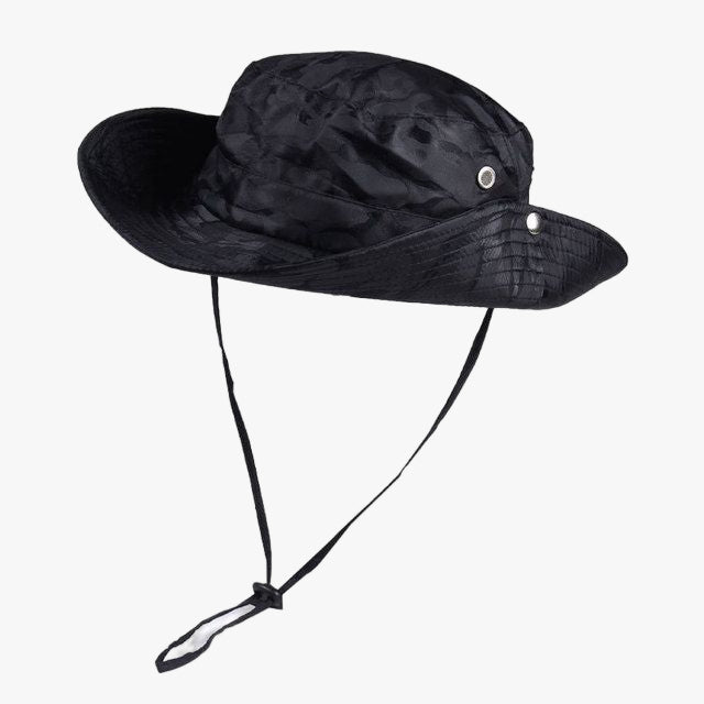 Bob camouflage militaire noir