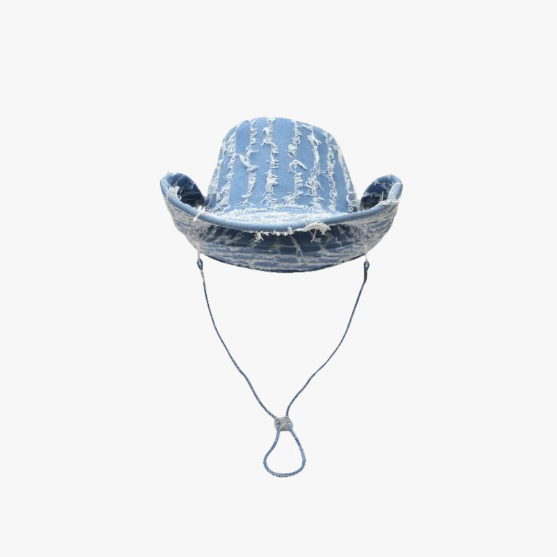 Bob chapeau cowboy bleu