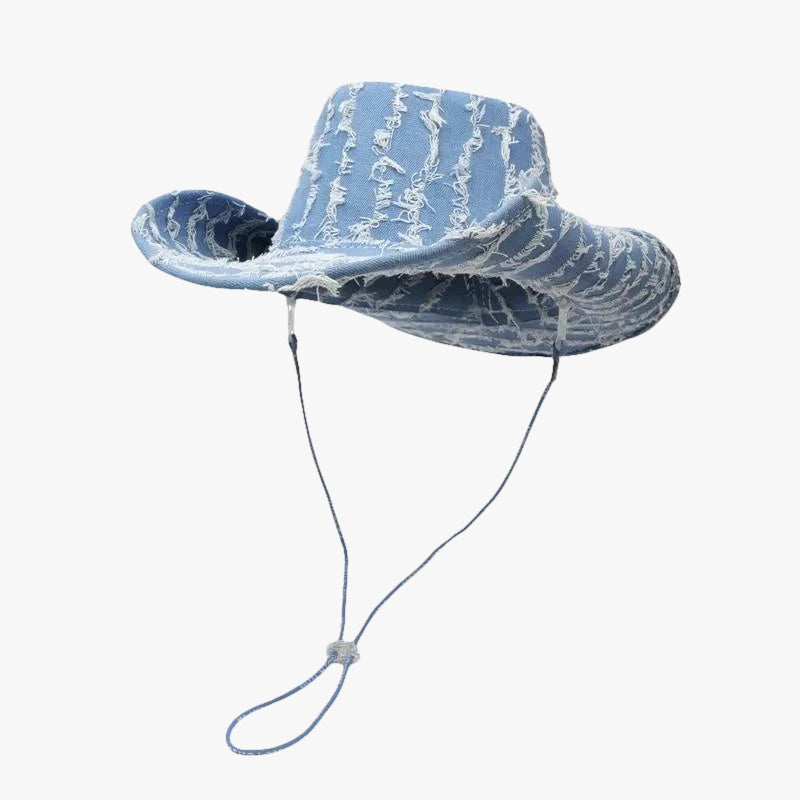Bob chapeau cowboy bleu