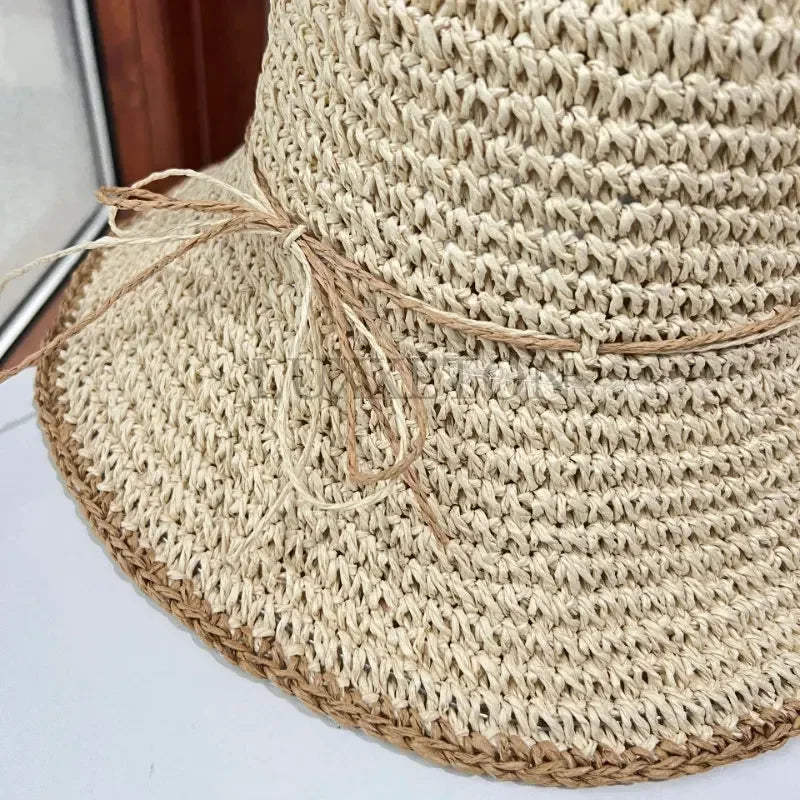Bob chapeau crochet en paille