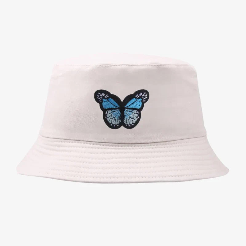 Bob chapeau papillon beige
