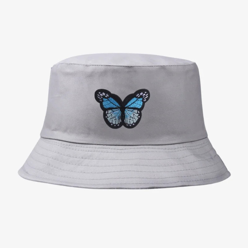 Bob chapeau papillon gris