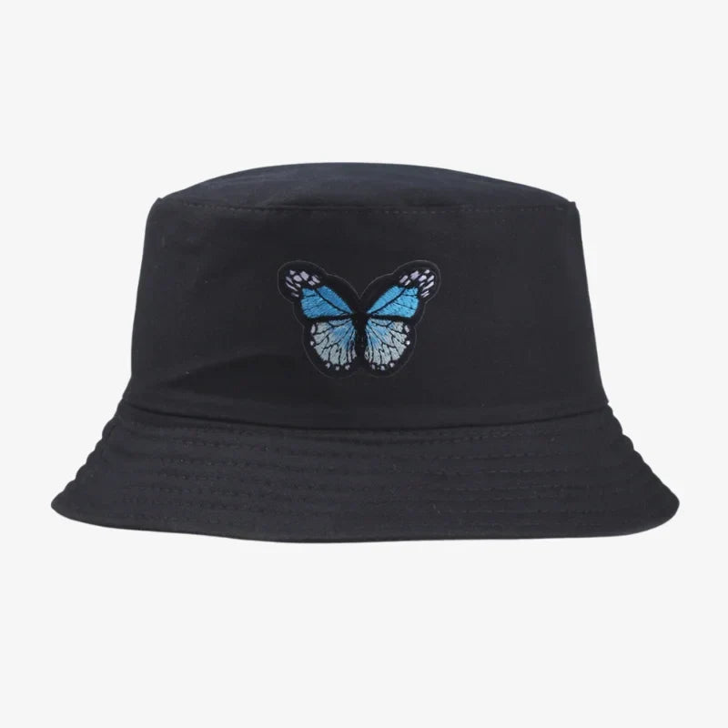 Bob chapeau papillon noir