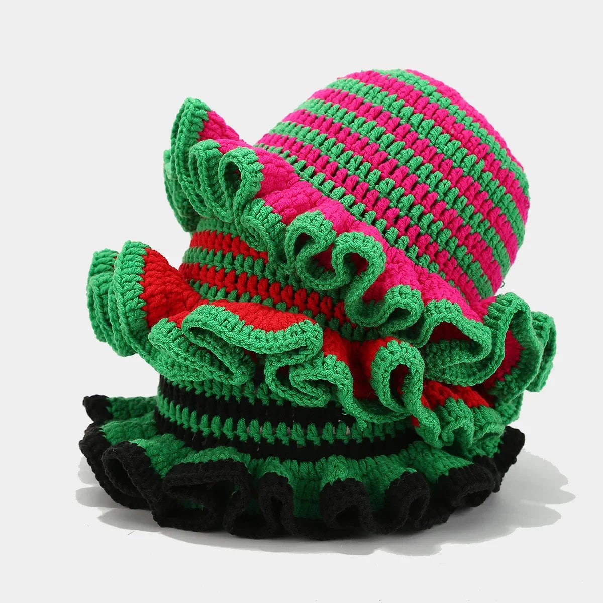 Bob crochet à rayures