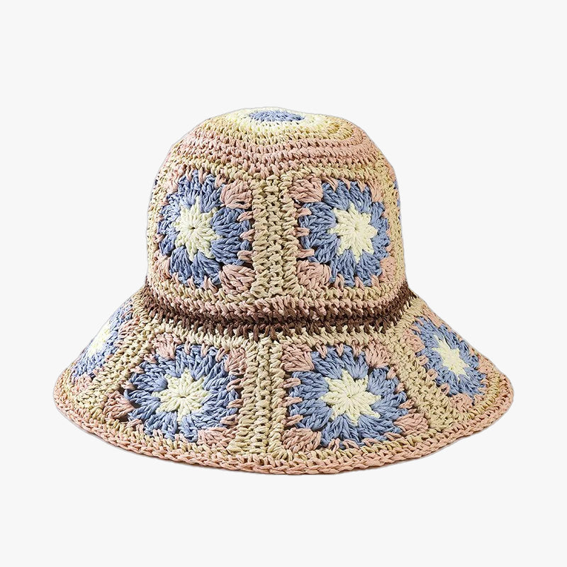 Bob crochet femme bleu ciel