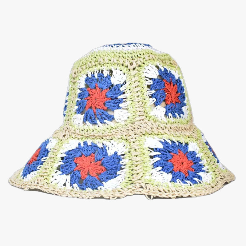 Bob crochet femme bleu foncé