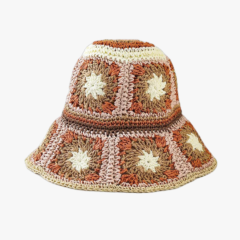 Bob crochet femme marron