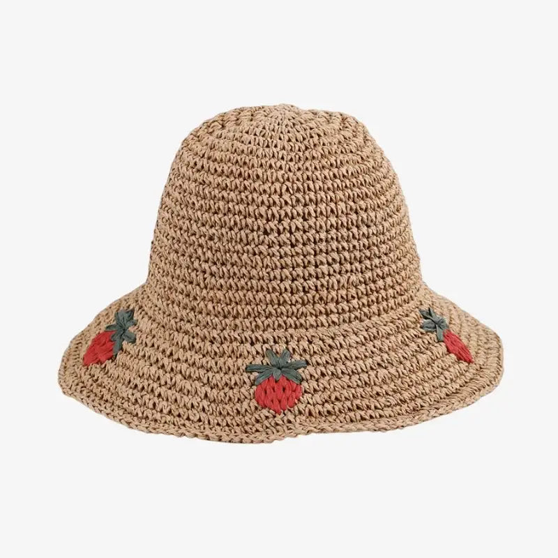 Bob crochet fraise camel