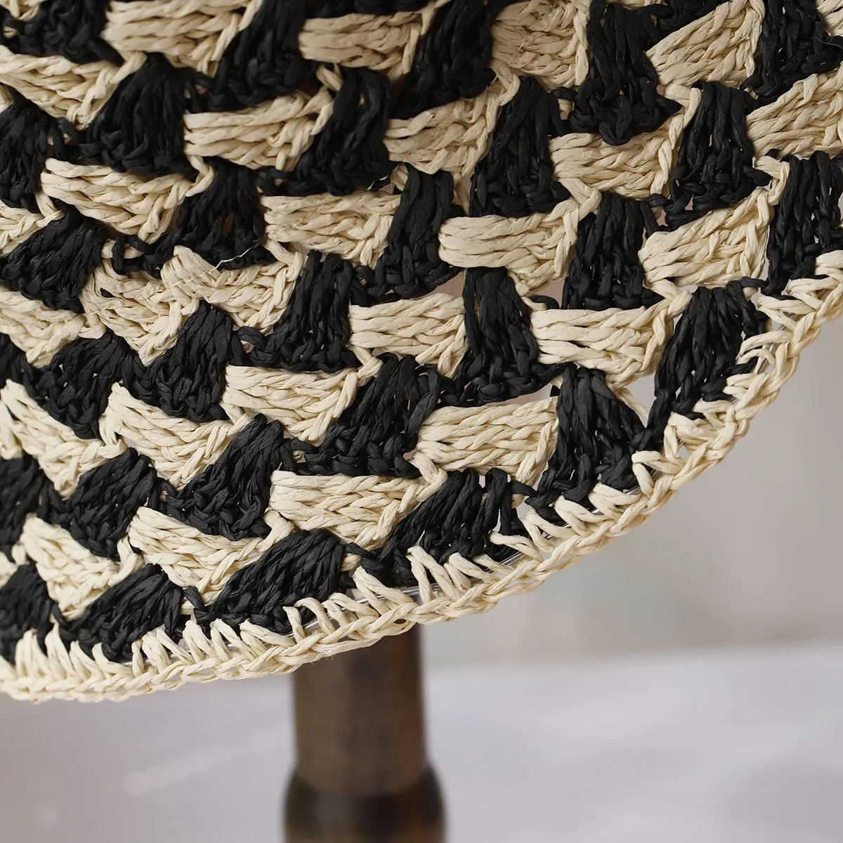 Bob crochet paille bicolore