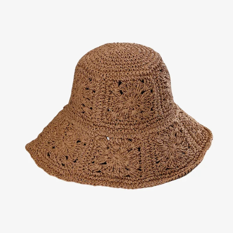 Bob crochet plage marron