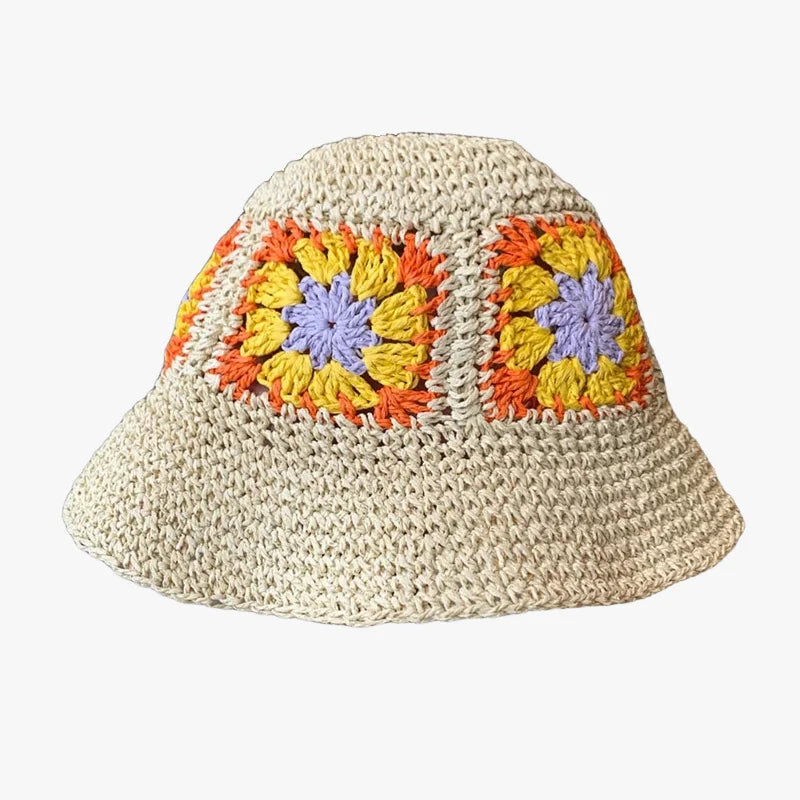 Bob en crochet beige