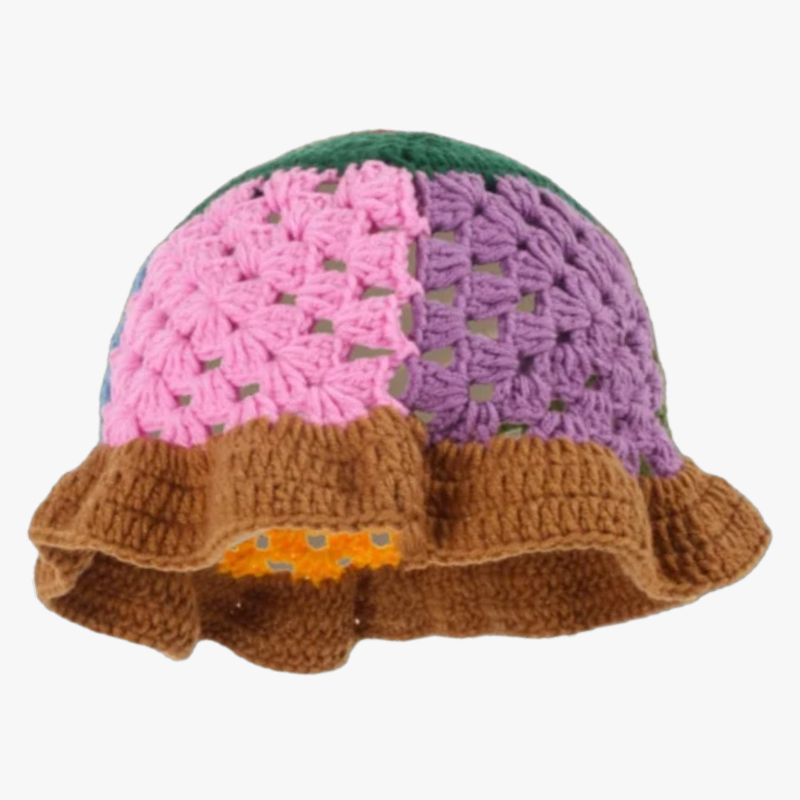 Bob en tricot marron