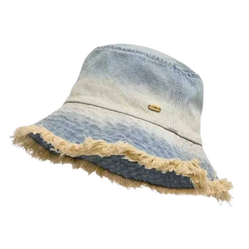 Bob femme denim bleu ciel
