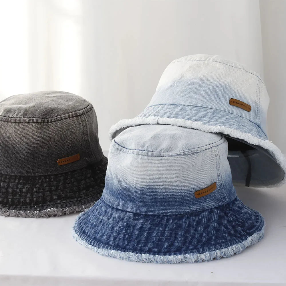 Bob femme en jean dégradé