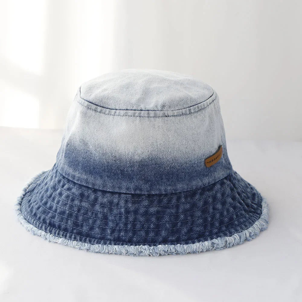 Bob femme en jean dégradé