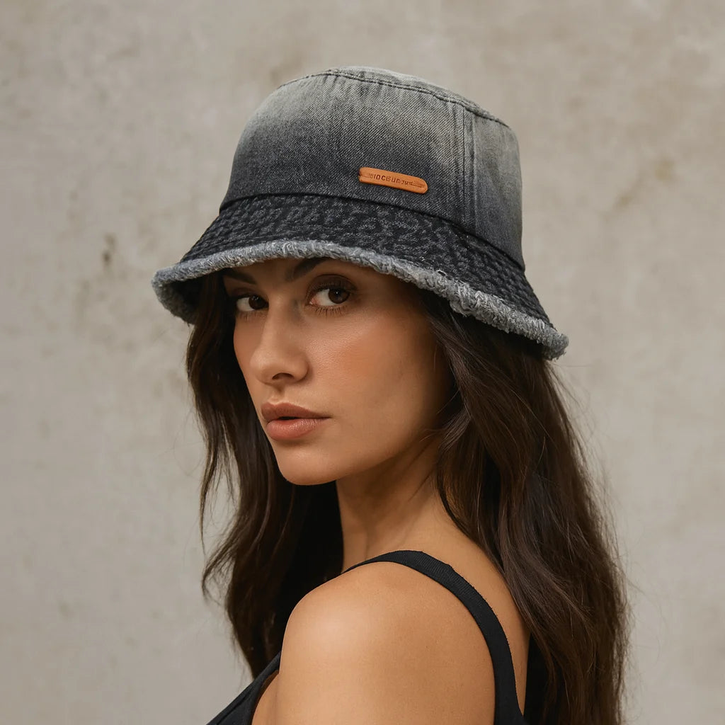 Bob femme en jean dégradé