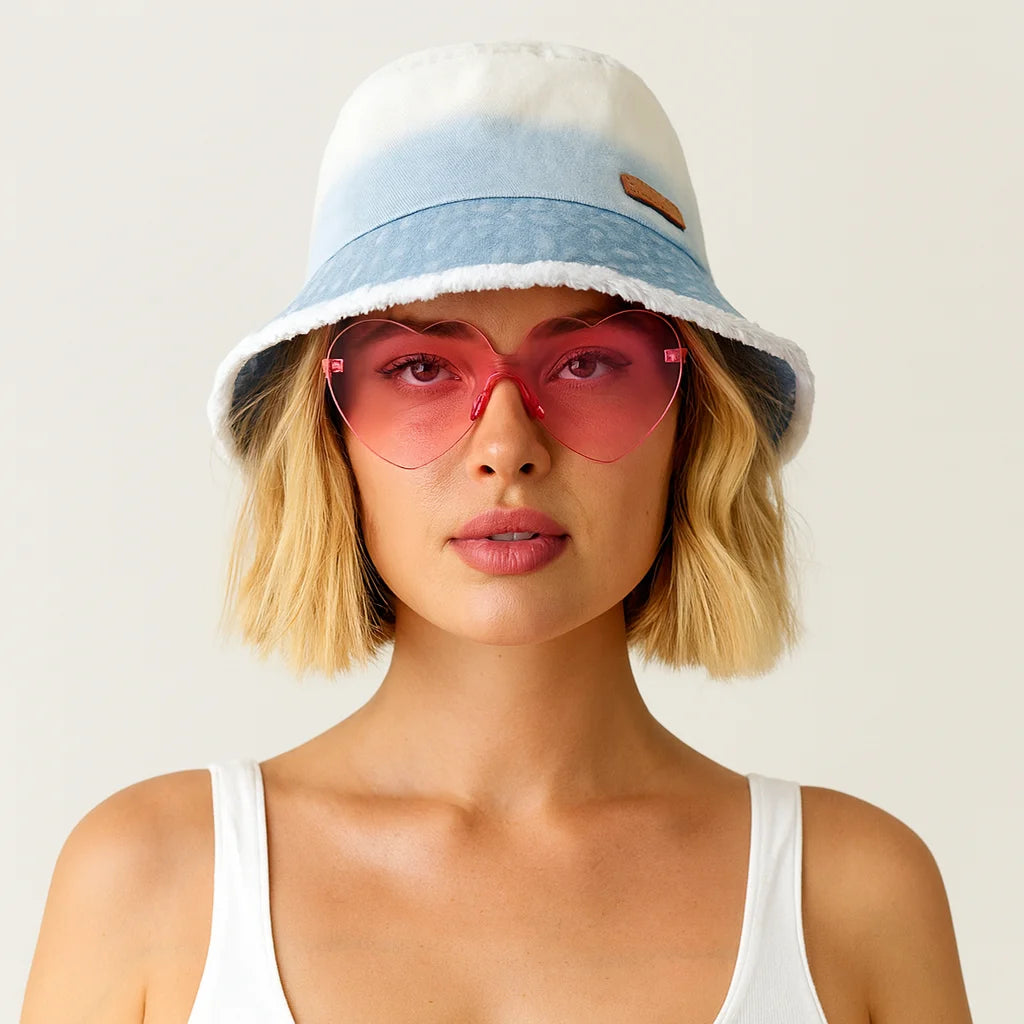 Bob femme en jean dégradé