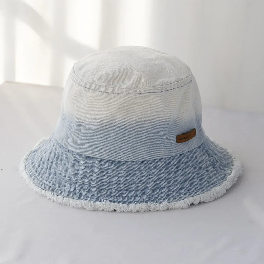 Bob femme en jean dégradé