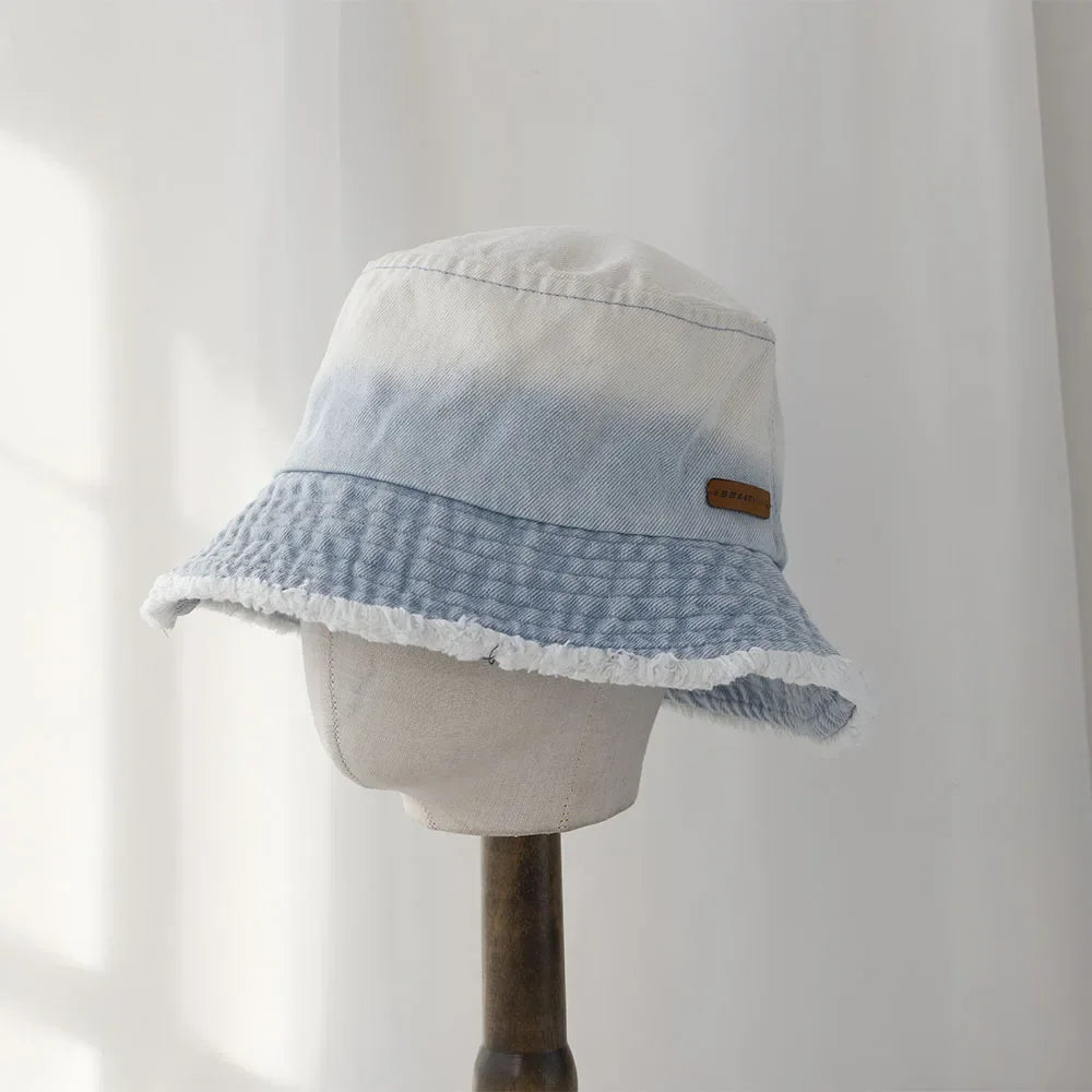 Bob femme en jean dégradé