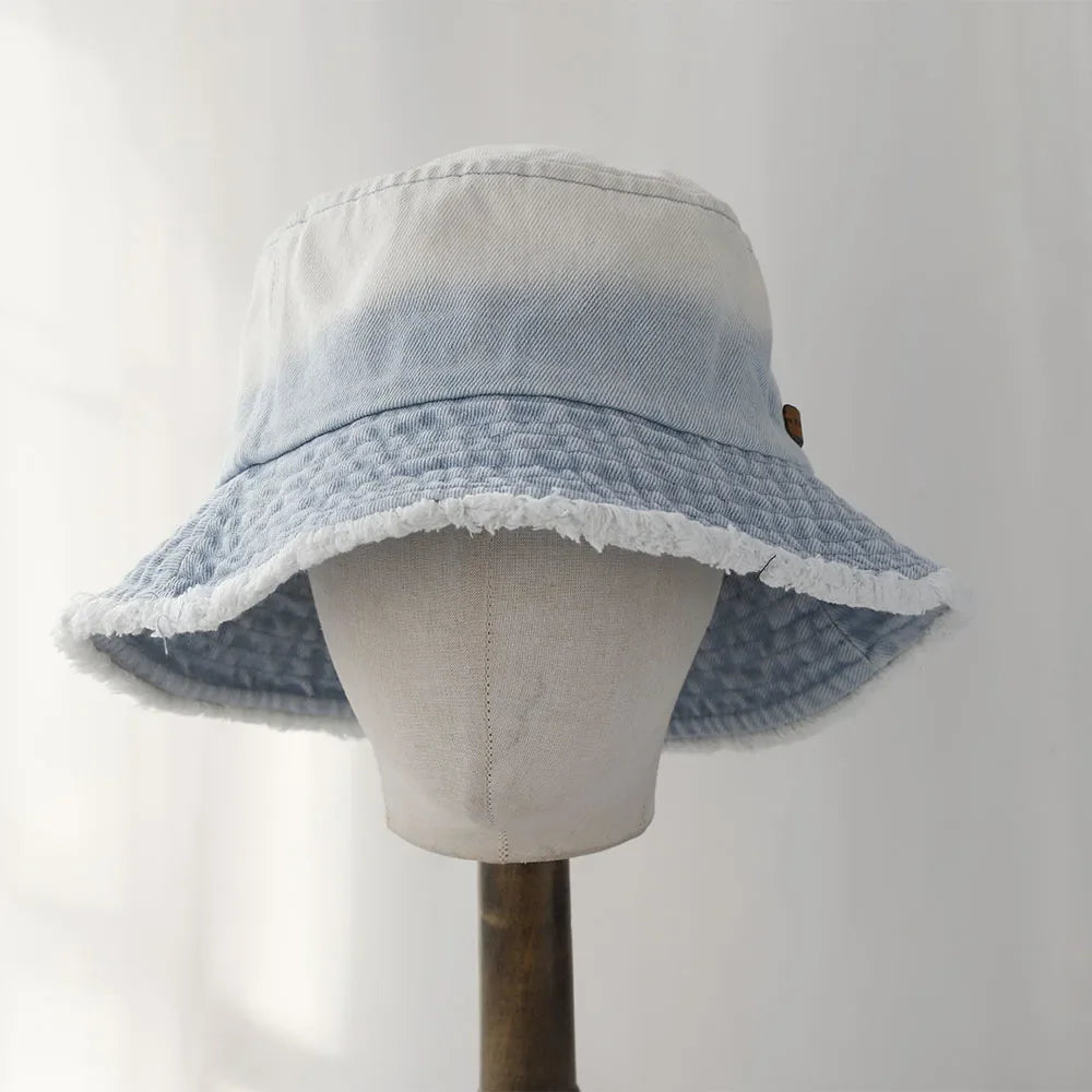 Bob femme en jean dégradé