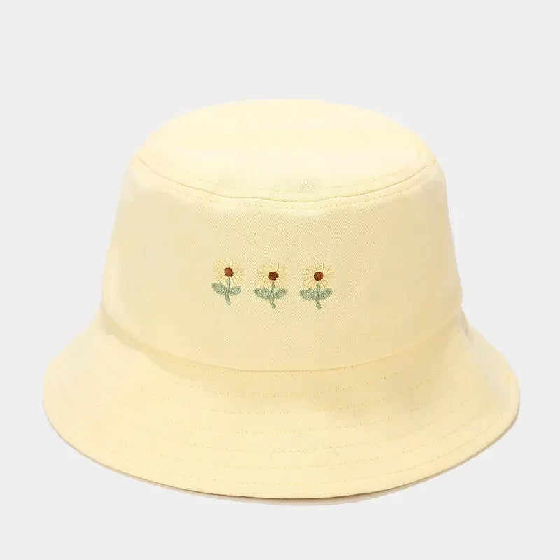 Bob femme fleuri jaune