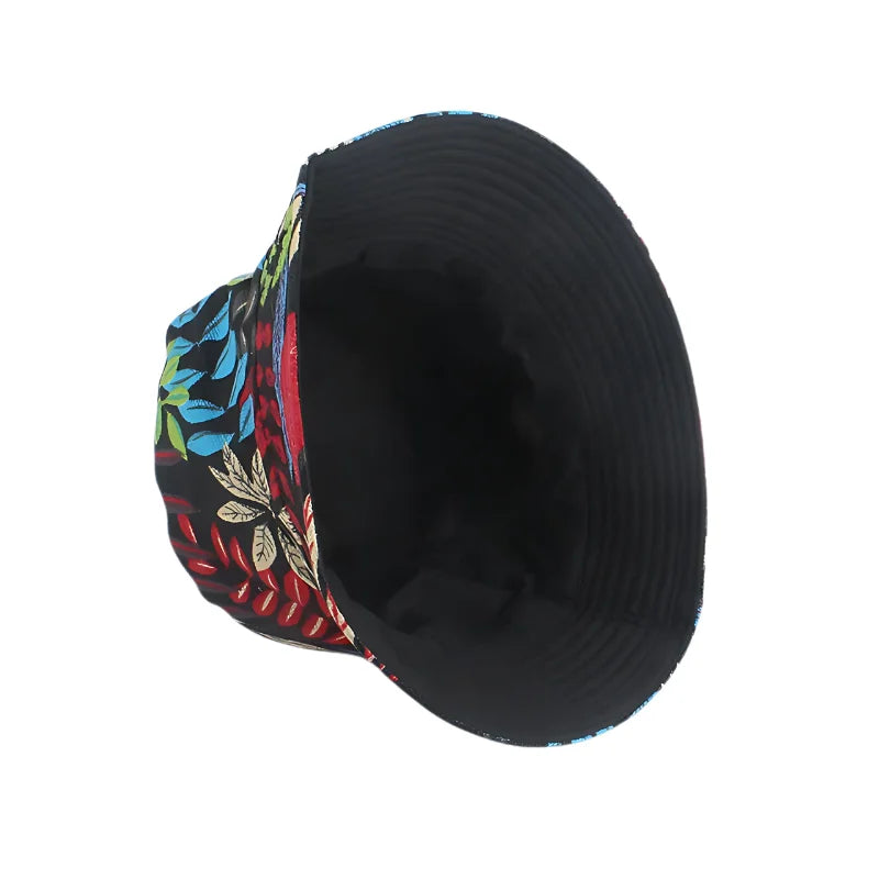 Bob femme fleuri multicolore