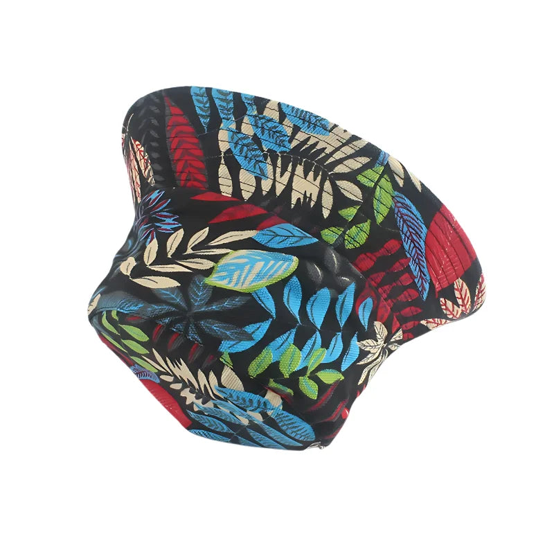 Bob femme fleuri multicolore