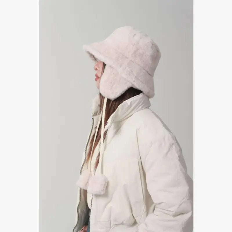 Chapeau bob femme fourrure hiver