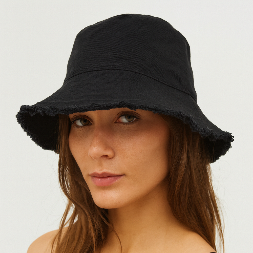 Chapeau bob femme noir