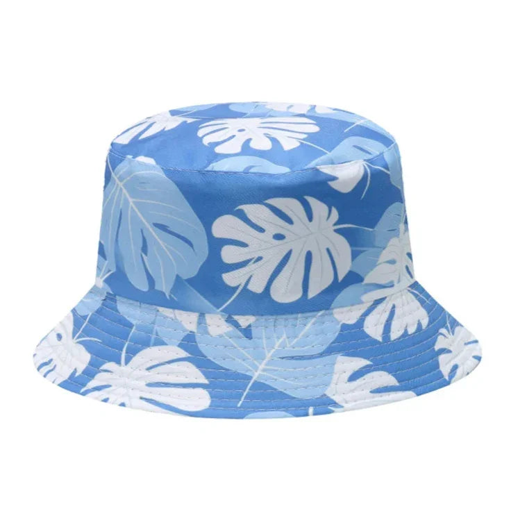Bob feuilles tropicales bleu ciel