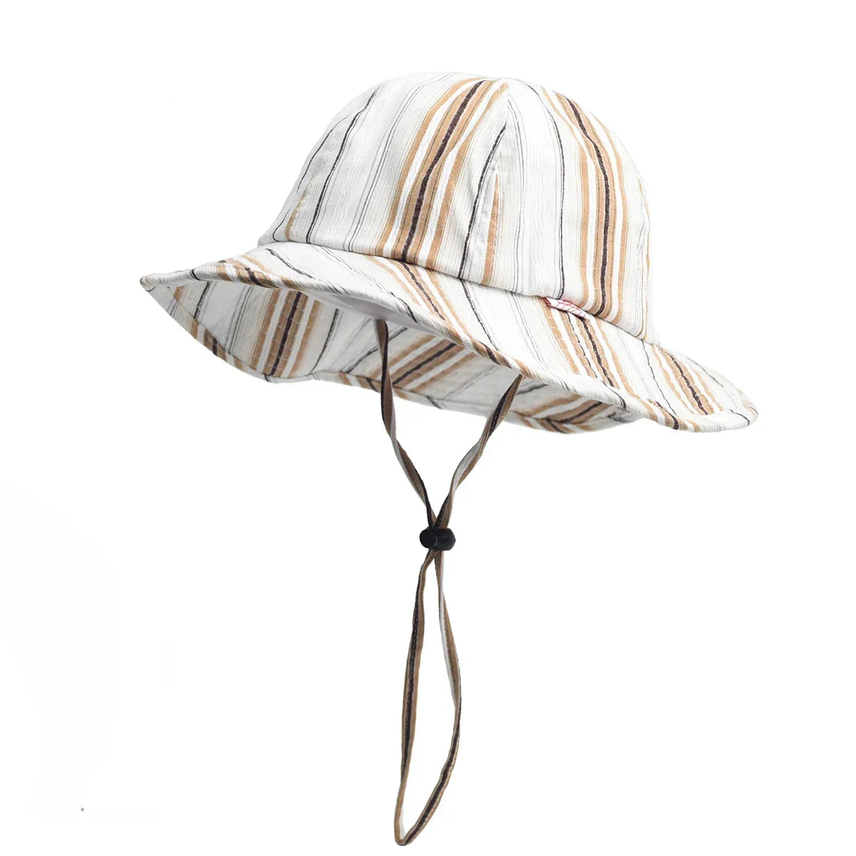 Bob ficelle à rayures orange