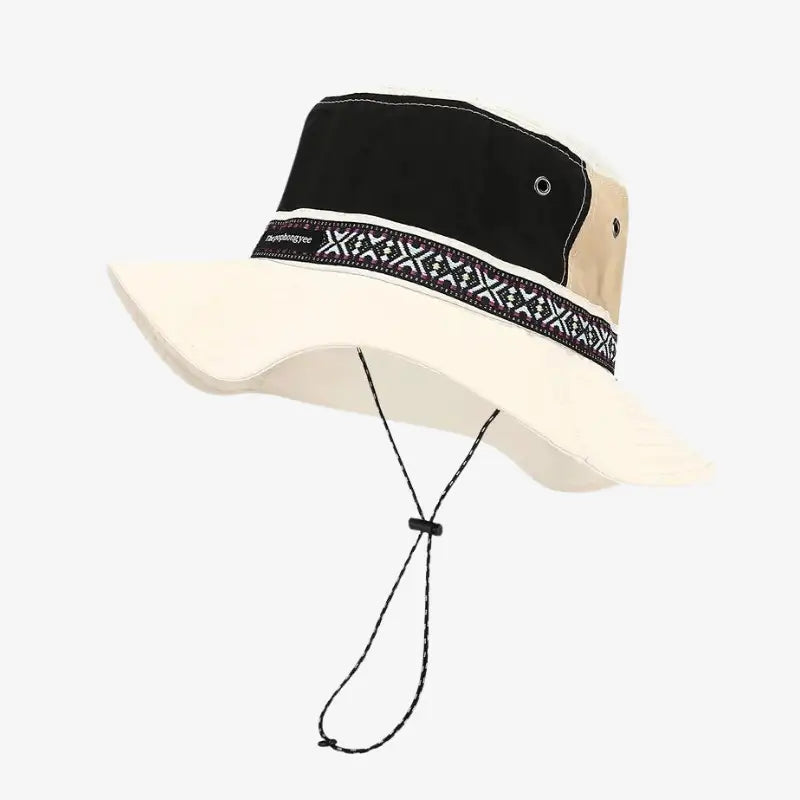 Chapeau bob ficelle alpiniste beige