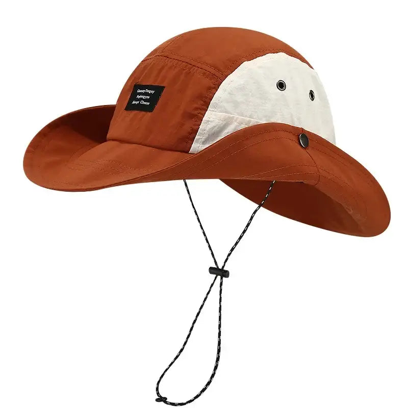 Chapeau bob ficelle aventurier marron