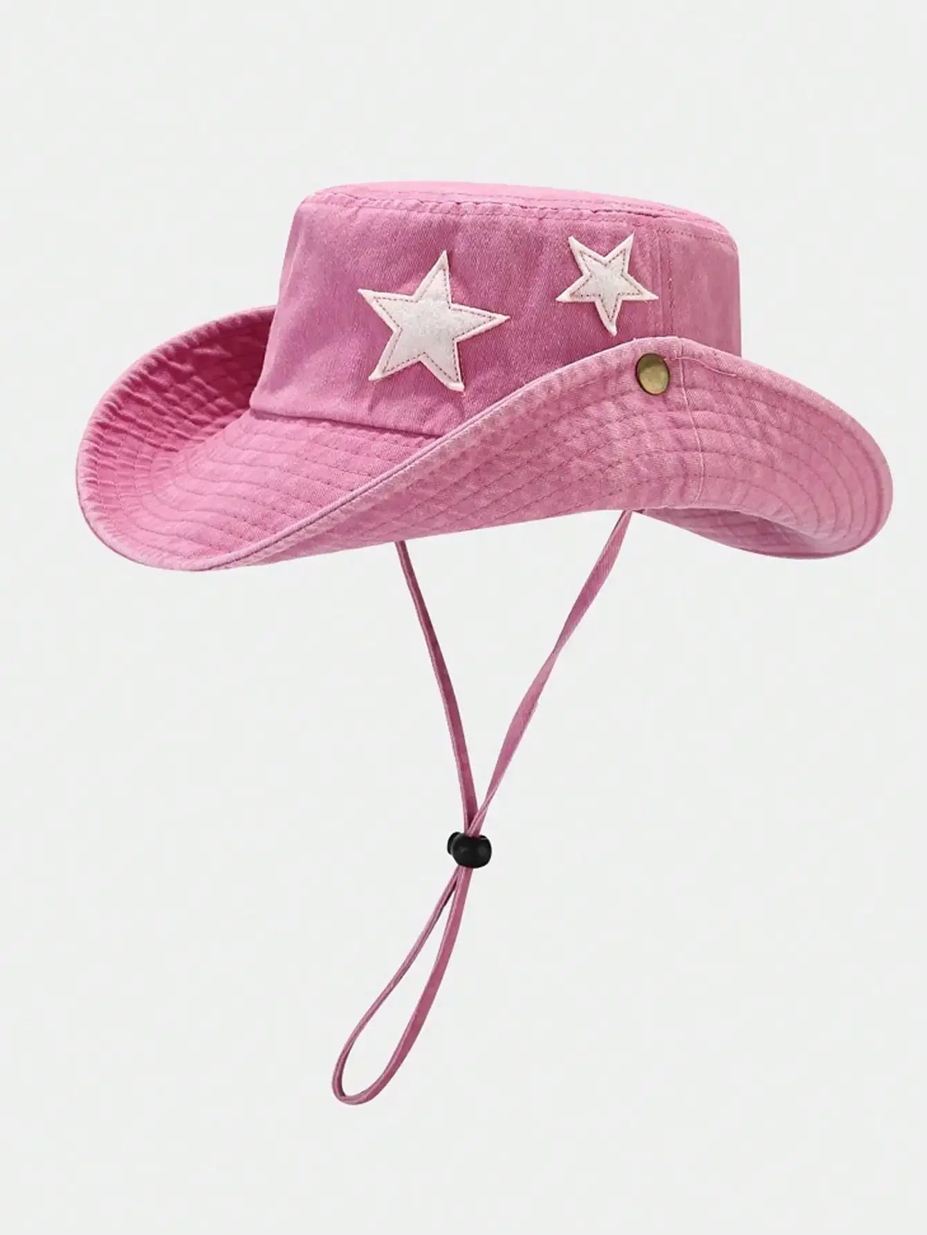 Bob ficelle cowboy étoile rose