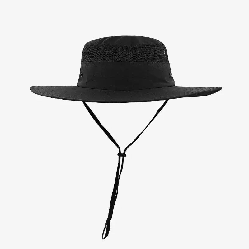 Bob noir avec ficelle et aération