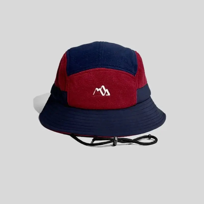 Chapeau bob ficelle polaire bleu foncé