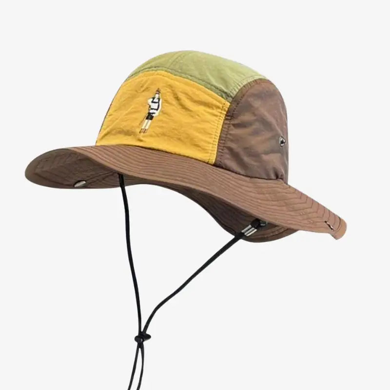 Chapeau bob ficelle randonneur