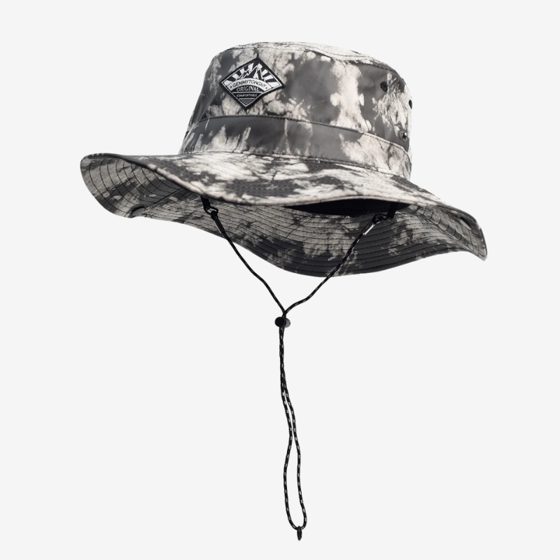 bob ficelle tie and dye blanc