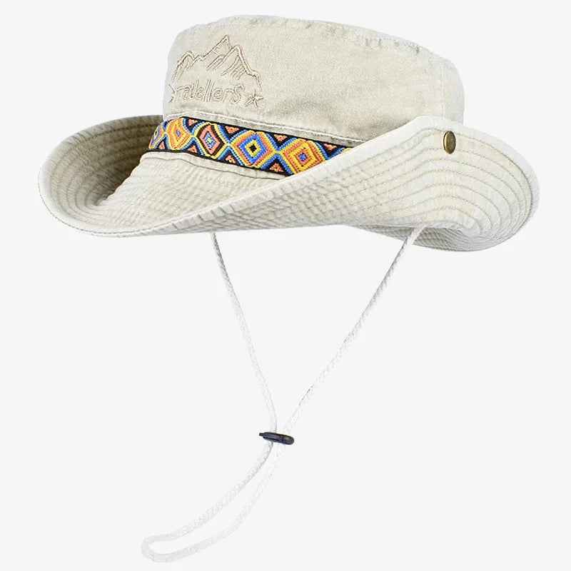 Bob ficelle travellers ethnique beige