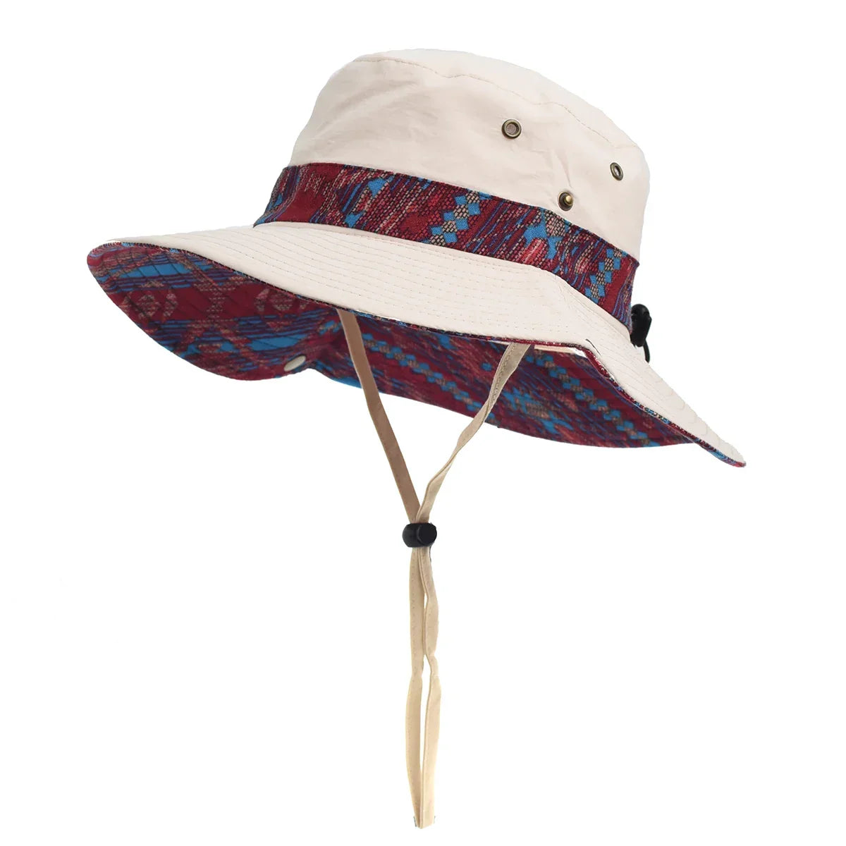 Bob ficelle tribal blanc