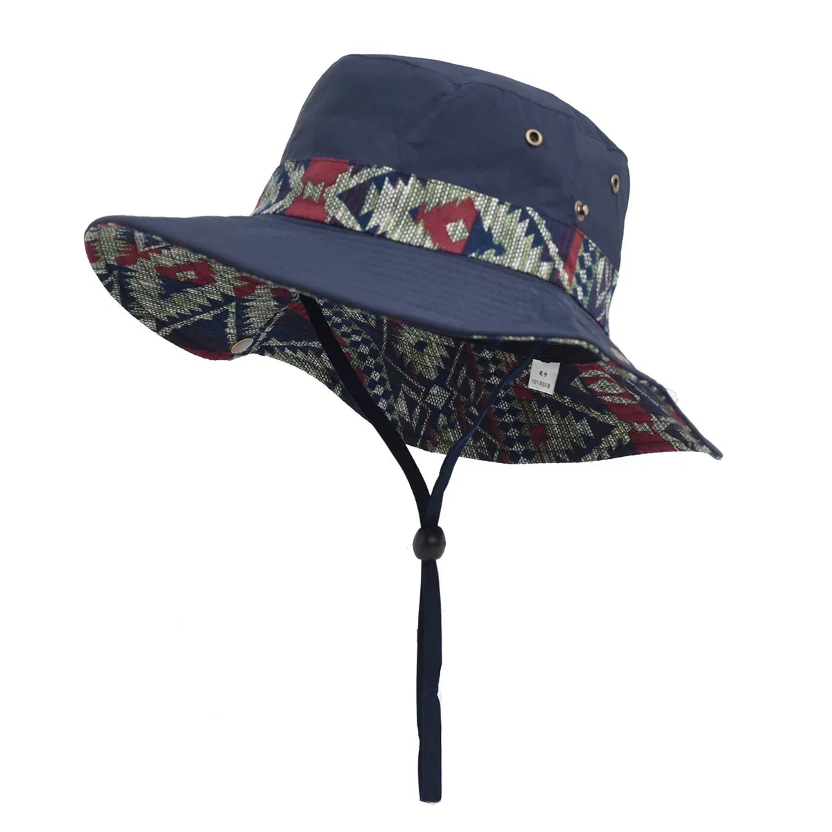 Bob ficelle tribal bleu foncé