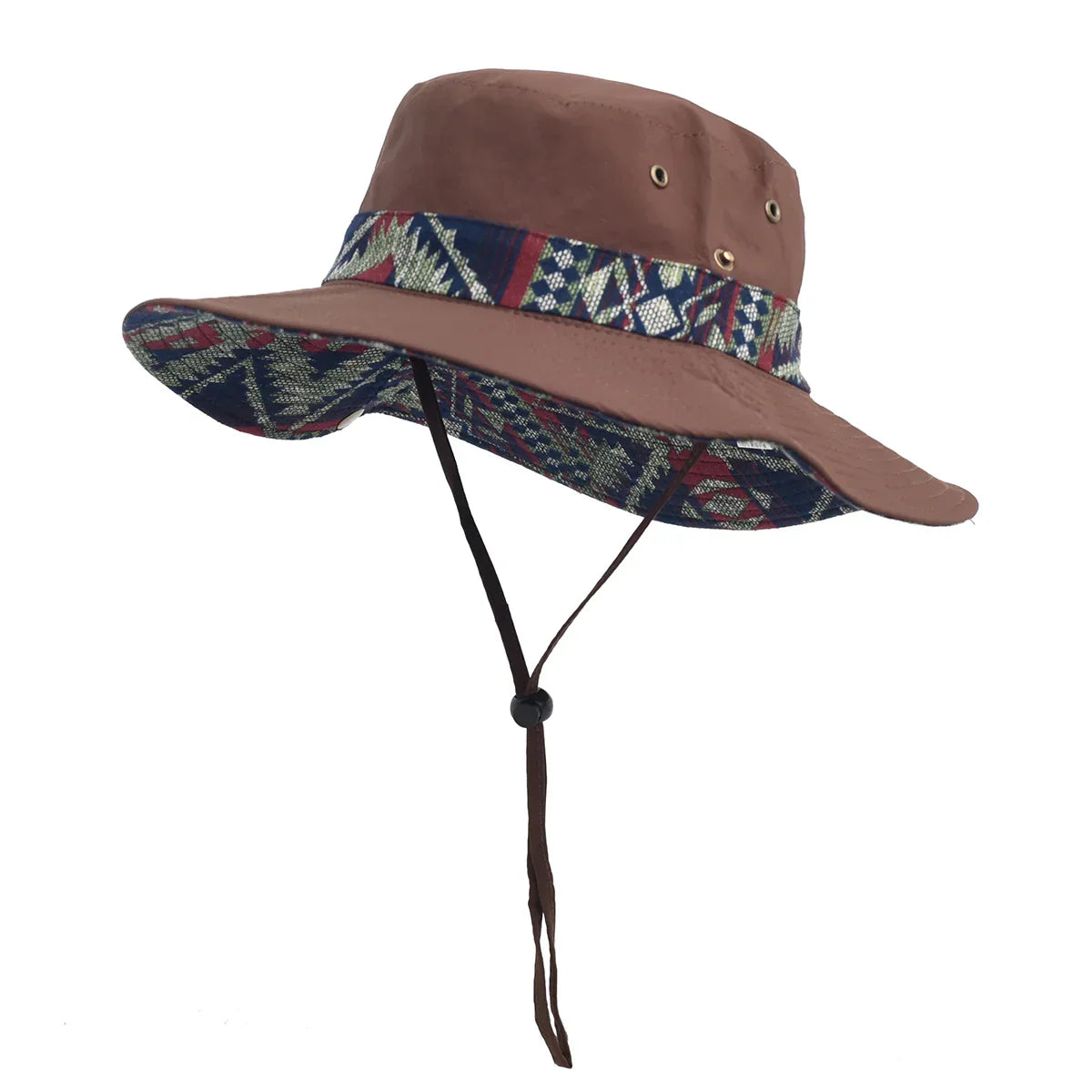 Bob ficelle tribal marron