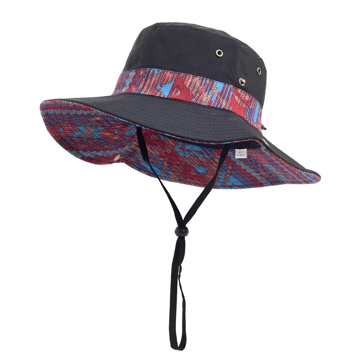 Bob ficelle tribal noir