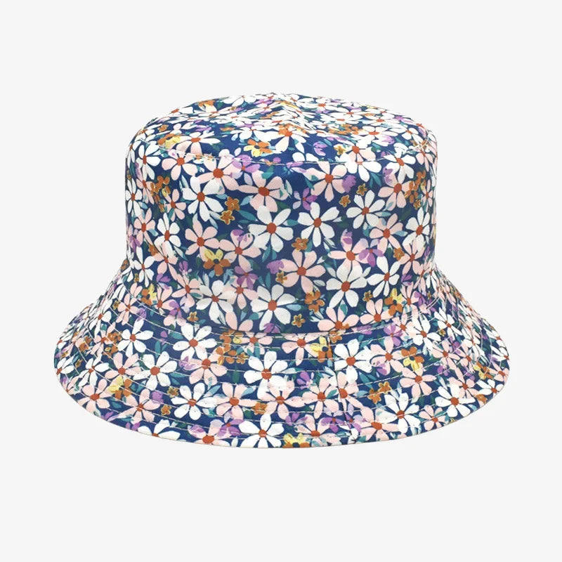 Bob fleur coloré bleu