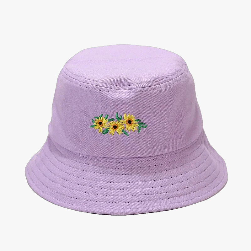 Bob fleuri femme violet